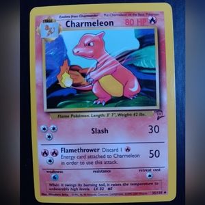 Charmeleon Pokemon Card - Base Set 2 - NO. 35/130 Uncommon Non-Holo